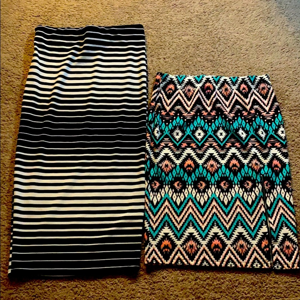 ✨2 High Waist Skirts✨
